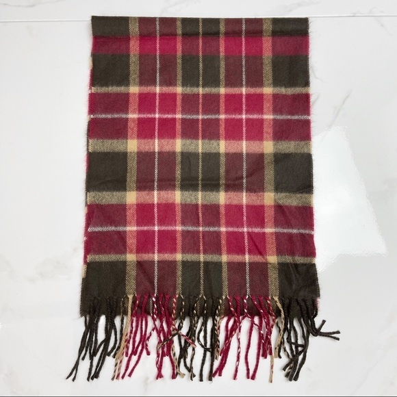 David & Young Softer than Cashmere Unisex Plaid Fringe Holiday Fashion‎ Scarf - Picture 1 of 2